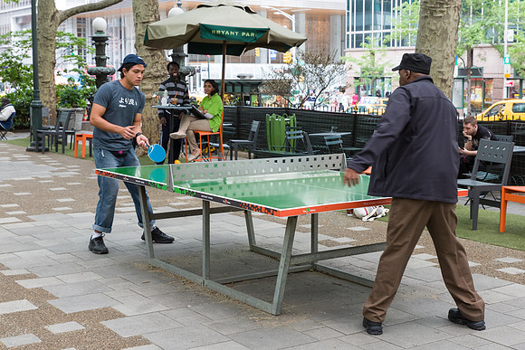 Ping Pong, Brynt Park, New York City