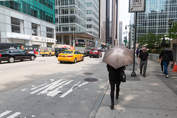 Protected From the Sun, Avenue of the Americas, New York City