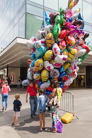 Baloon Seller, Brussels, Belgium