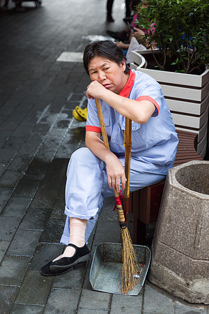 Street Sweeper, Shanghai, China