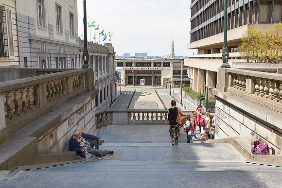 Man Begging, Brussels, Belgium