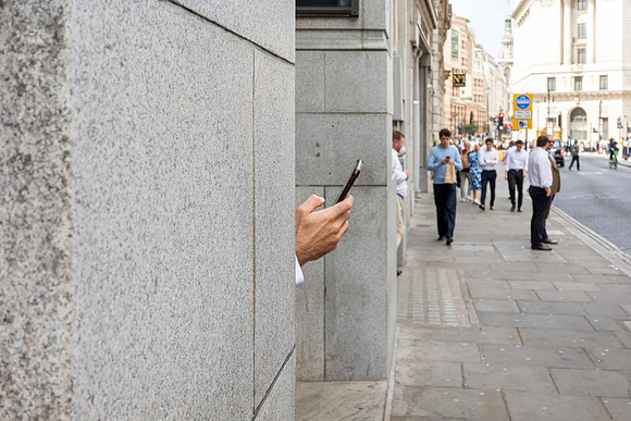 On the Phone, London
