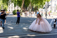 Model in Pink, London