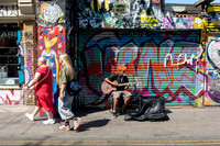 Busker, Brick Lane, London
