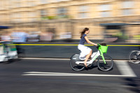Girl on Bike, London