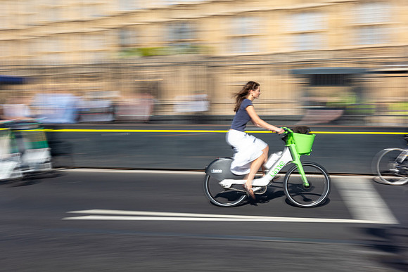 Girl on Bike, London