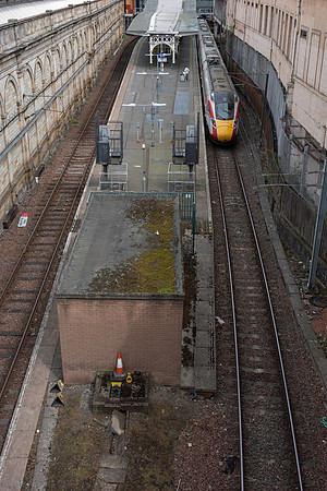 Waiting for a Train, Waverley Station, Edinburgh
