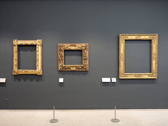 Empty Frame, The Louvre, Paris, France