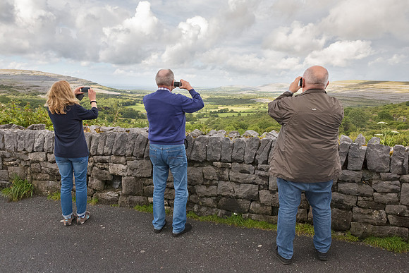 Tourists, the Burren, County Clare