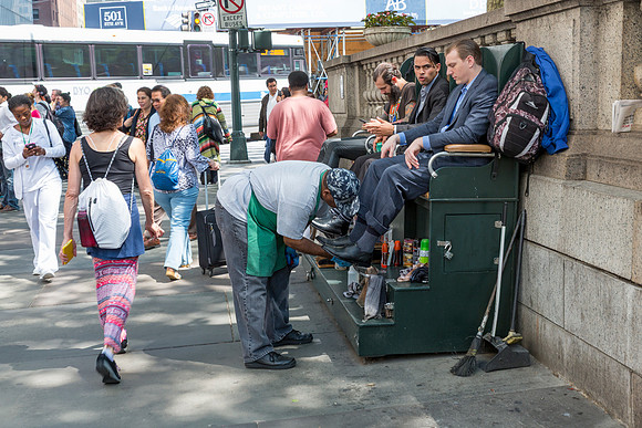 Shoeshine, 42nd St, New York City