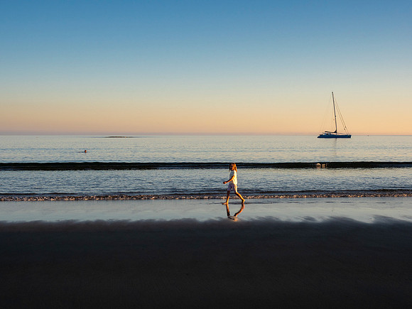 Girl on a Beach, Red Strand Beach, County Cork