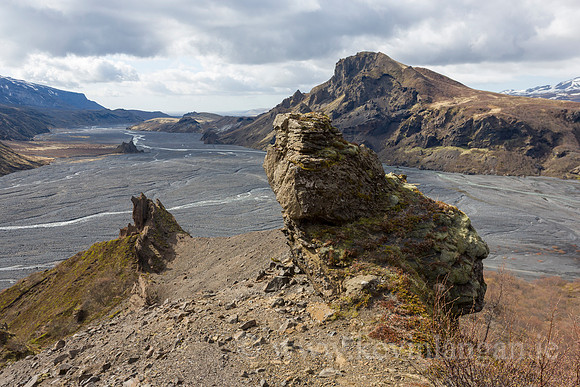 Mount Réttarfell, Þórsmörk, Iceland