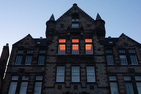 Orange Glow, Castle Hill School, Edinburgh