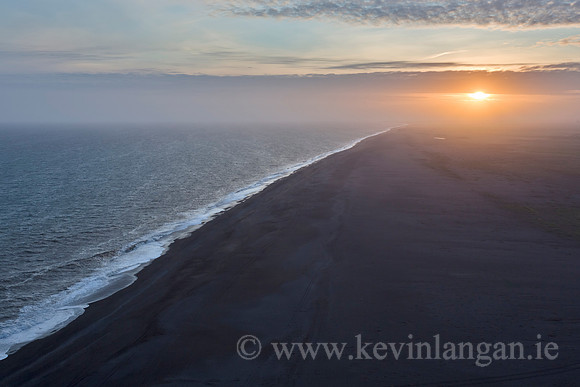 Sunset, Dyrhólaey, Iceland