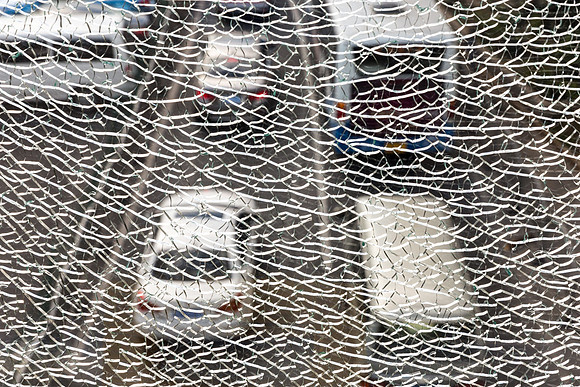 Broken Glass, Overpass, Shanghai