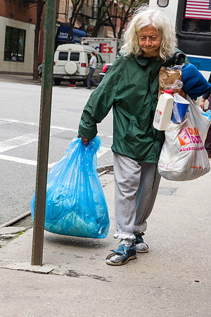 Homeless Woman, New York City