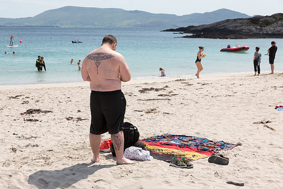 Tattooed Man, O' Carroll's Cove, Caherdaniel, Co. Kerry