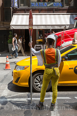 Female Construction Worker, Manhattan, New York