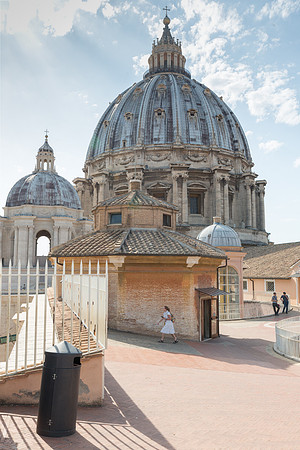 Rooftop, St. Peters Basilica, Vatican City, Italy