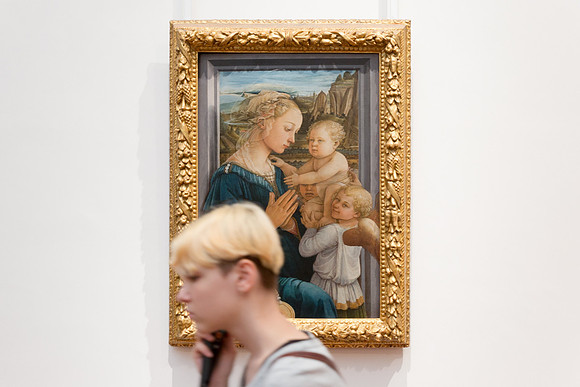 Blond Addition, Madonna and Child by Filippo Lippi, Florence, It