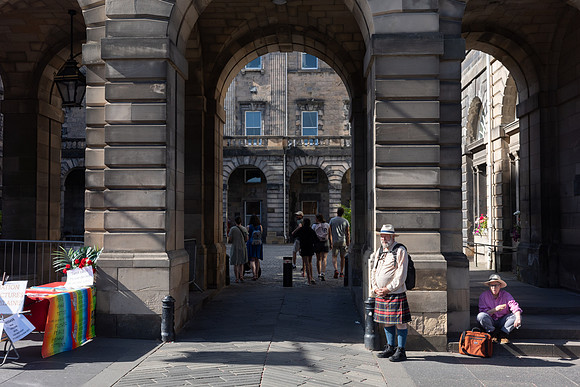 Man in Kilt, Edinburgh