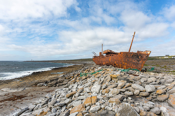 Plassey Shipwreck, Inisheer, County Galway