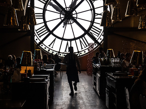 Cafe Clock, Musée d'Orsay, Paris, France